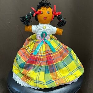 Rima Aruba Topsy Turvy Souvenir Reversible Doll Colorful Dress